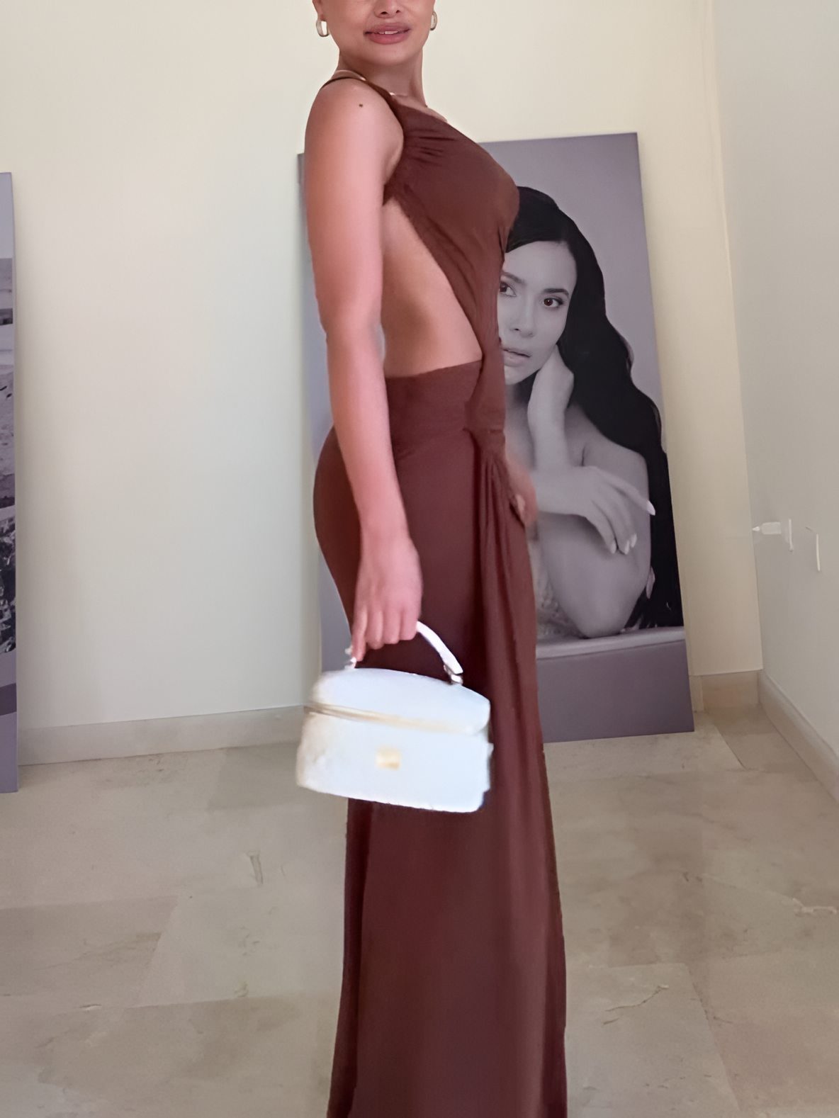 Lunara Bronze Maxi Dress
