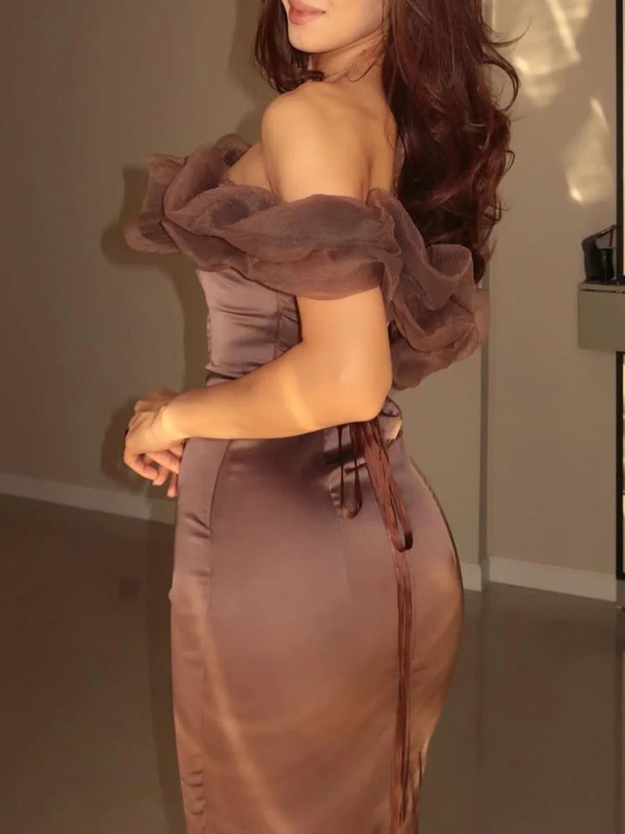 Café Noire Ruffle Dress