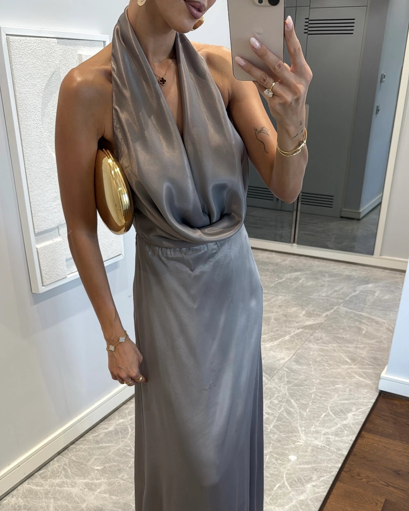 Oceana Luxe Halter Gown
