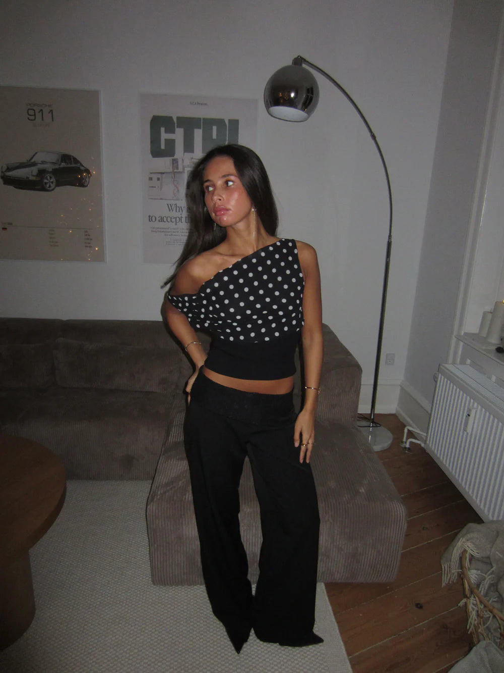 Polka | Luxe Asym Corset Top
