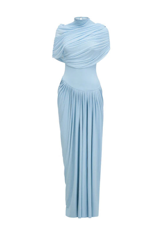 Amara | Baby Blue Silhouette Dress