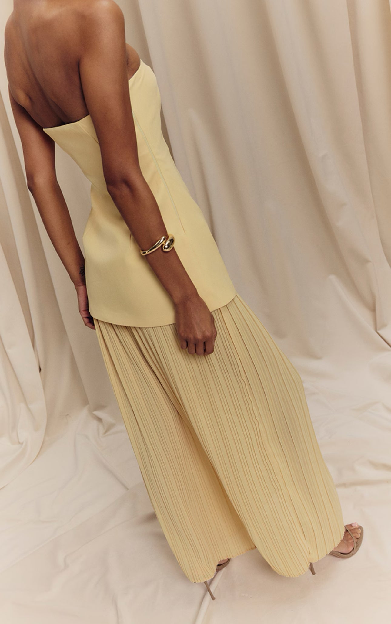 TREVI CHIFFON SKIRT MAXI DRESS