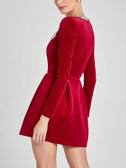 Elise | Crystal Mini Dress