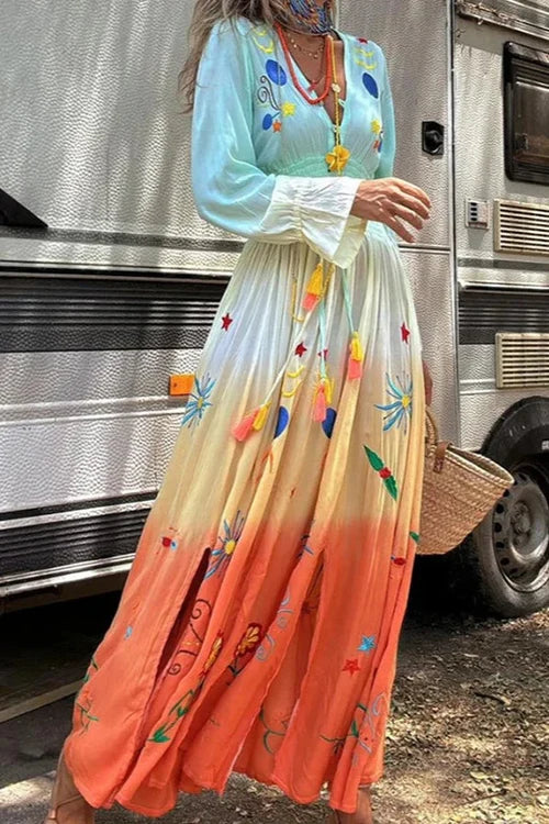 Odyssey Sunset Maxi Dress