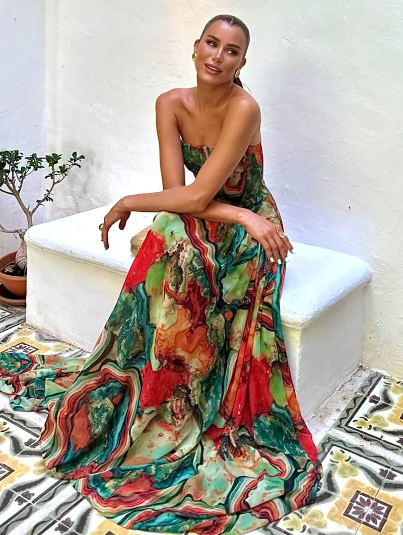 Mariposa Tropical Maxi Dress