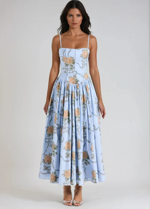 Seraphina | Floral Midi Dress