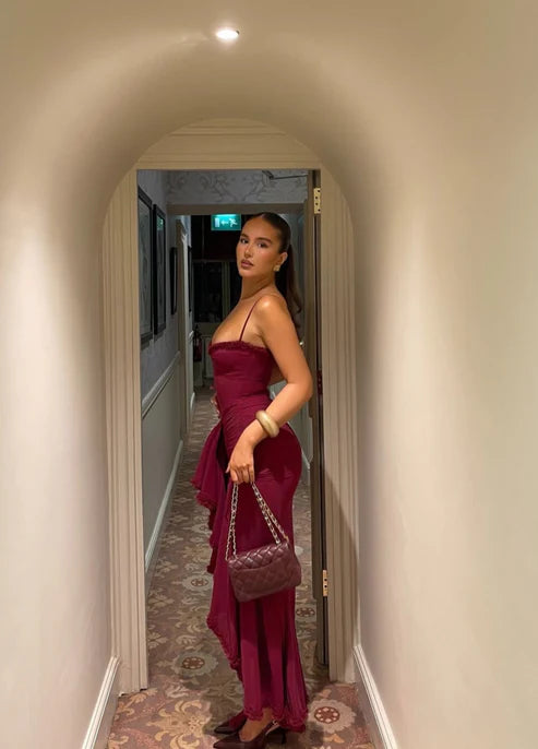 Solene | Ruffle Maxi Dress