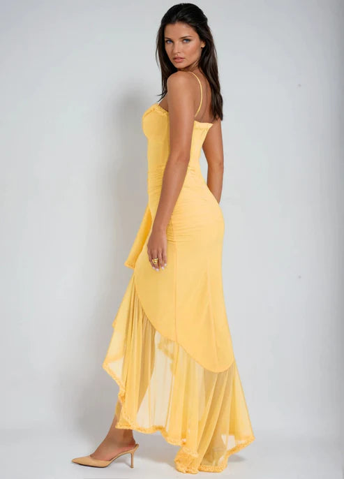 Solene | Ruffle Maxi Dress
