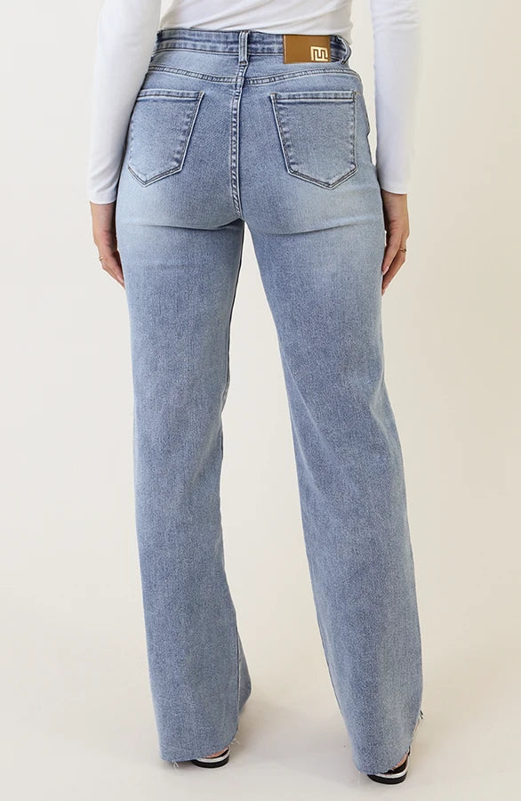 Wide Leg Stretch Jeans MM