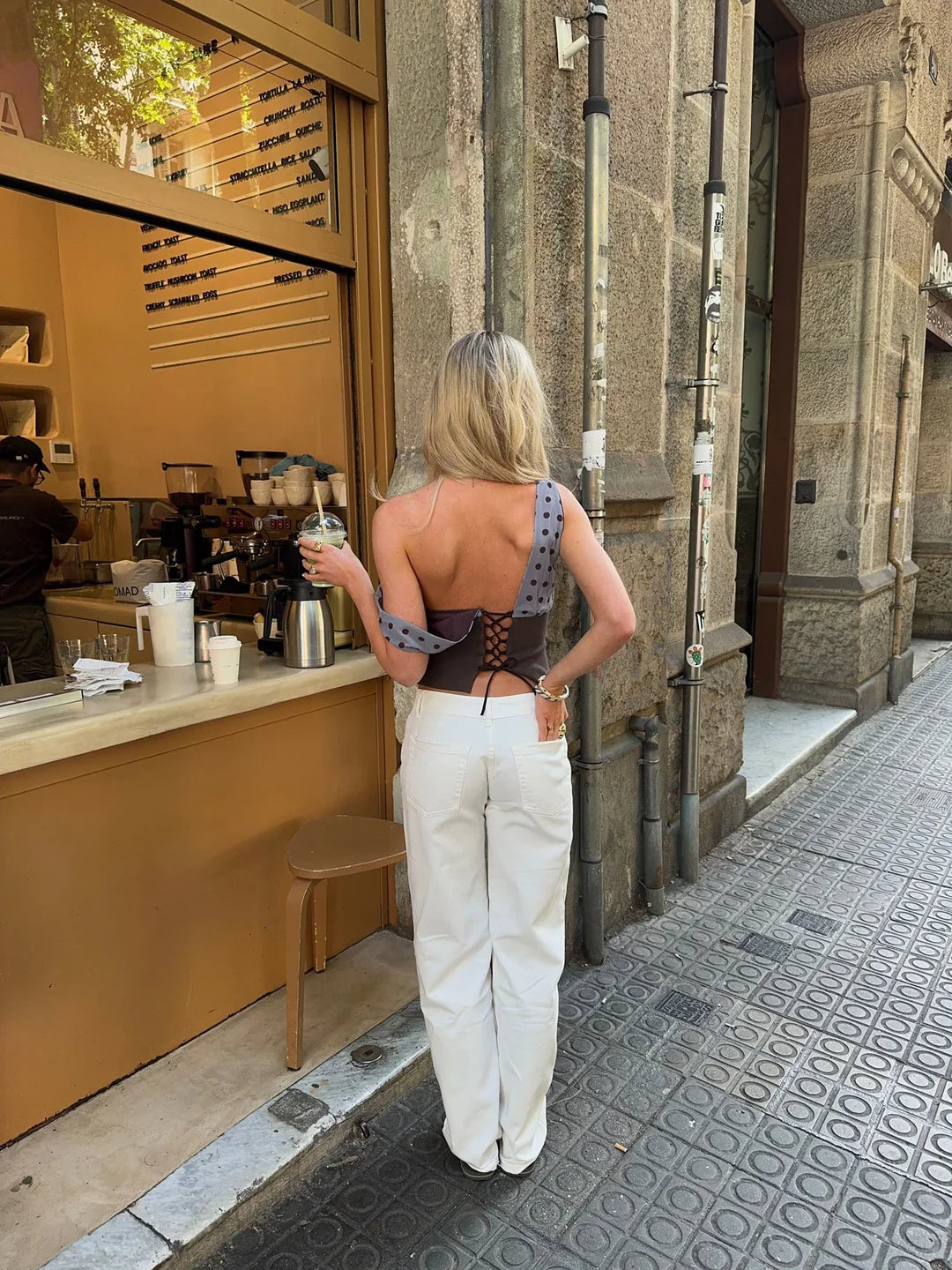 Polka | Luxe Asym Corset Top