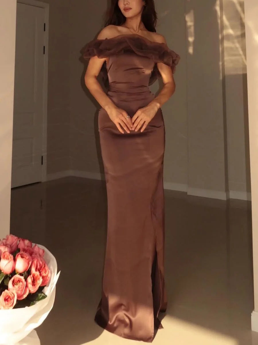 Café Noire Ruffle Dress