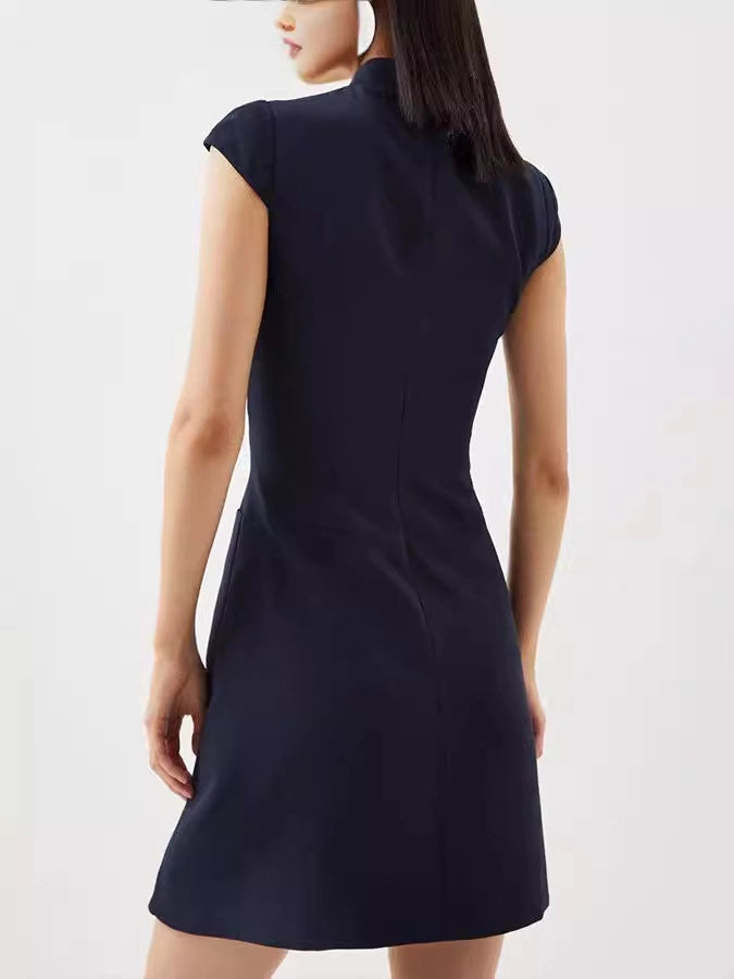 Nova Pleated Mini Dress
