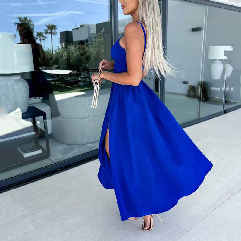MM | Serene Allure Slit Dress