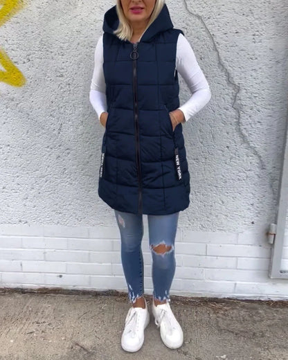 Urban Wander Hooded Puffer Vest
