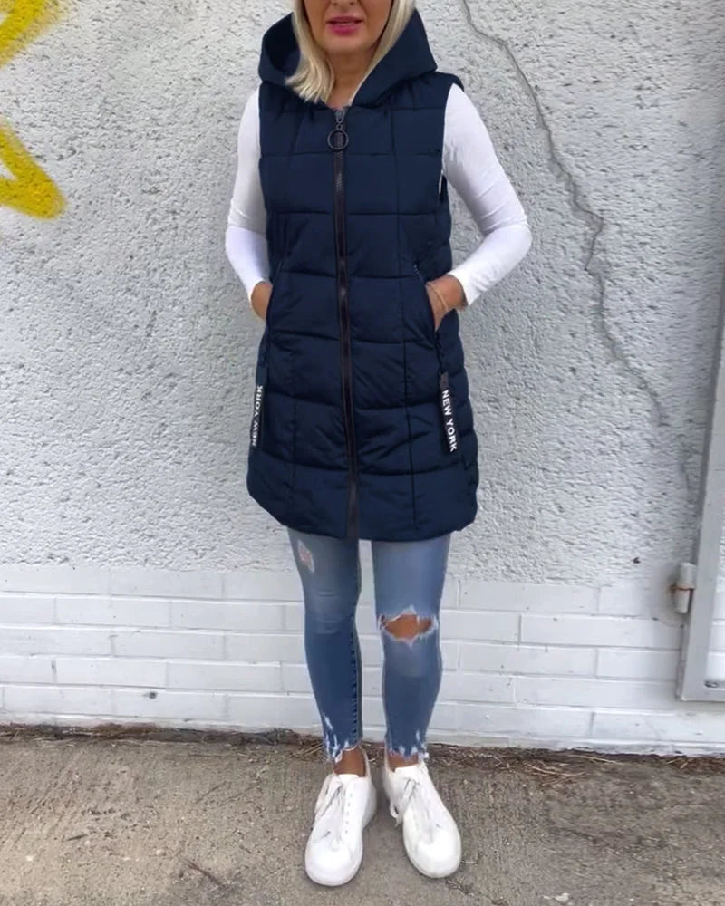Urban Wander Hooded Puffer Vest