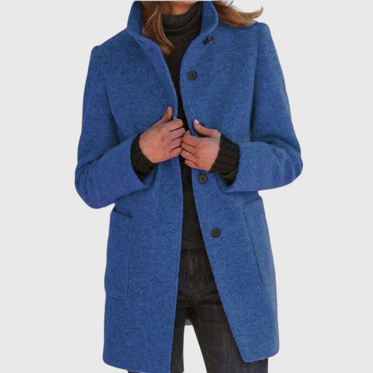Elena | Classic Wool-Blend Coat