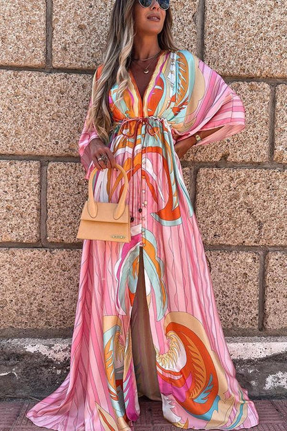 MM | Dearest Darling Rainbow Maxi Dress