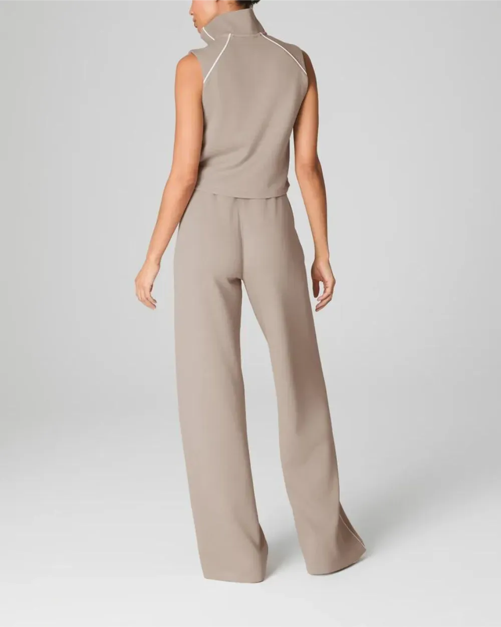 AirEssentials Sleeveless Mockneck Jumpsuit