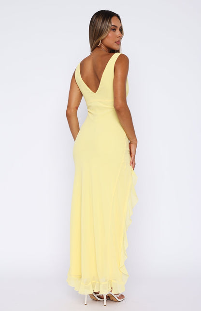 ASHINI HALTER MAXI DRESS