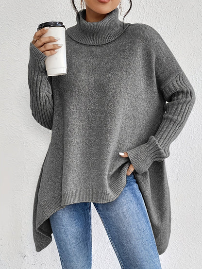 Laila™ | Oversized turtleneck sweater