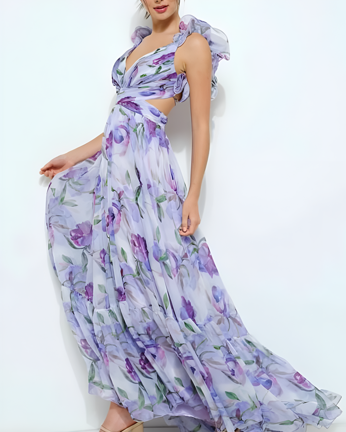 Liezel | Elegant Backless Maxi Dress