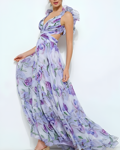 Liezel | Elegant Backless Maxi Dress