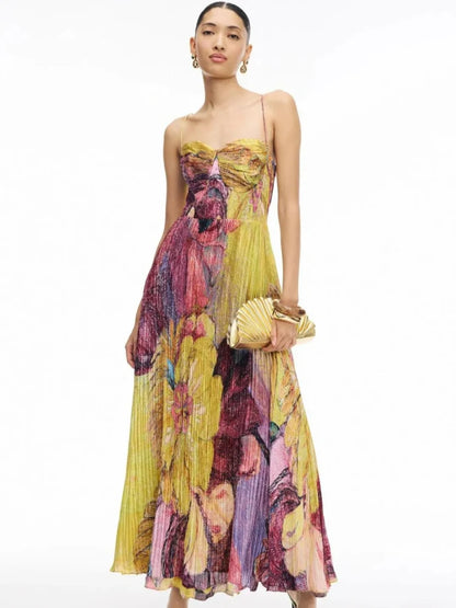 Sunset Bloom Maxi Dress