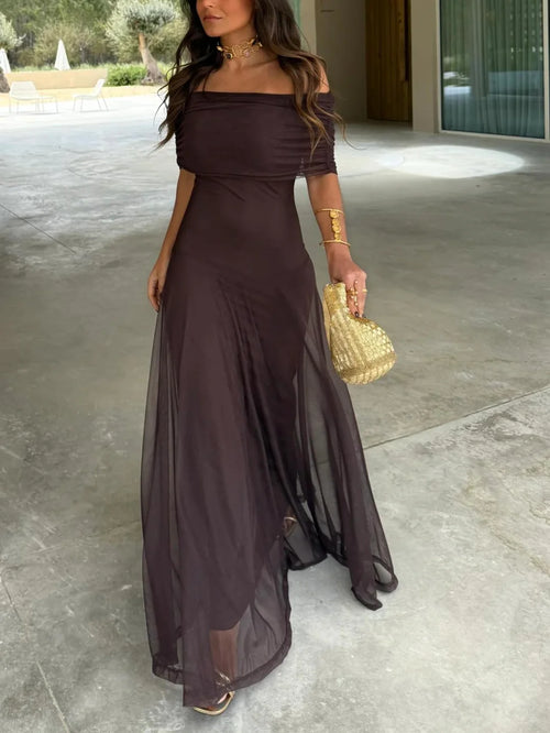 Toledo One Shoulder Maxi Dress