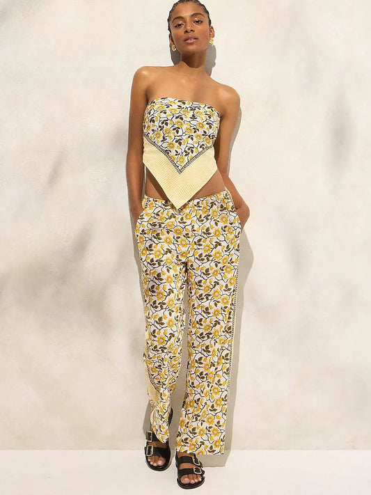 Daffodil Print Citrus Set