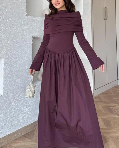 Vienna Drape Maxi Dress