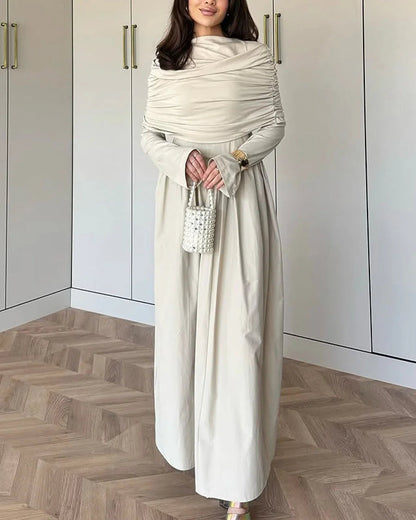 Vienna Drape Maxi Dress