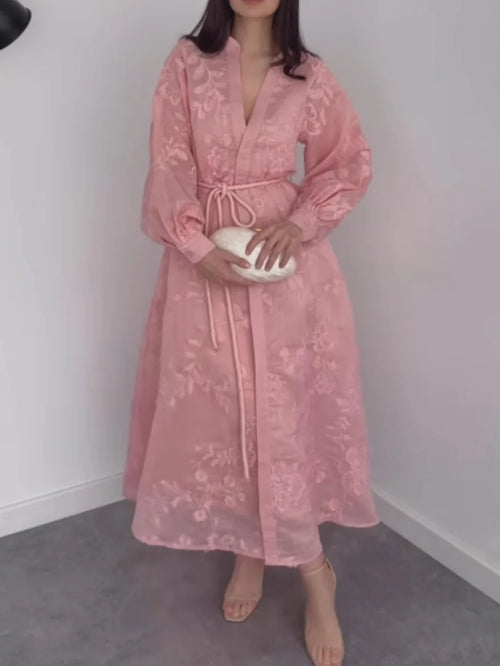Serena in Bloom Midi Dress