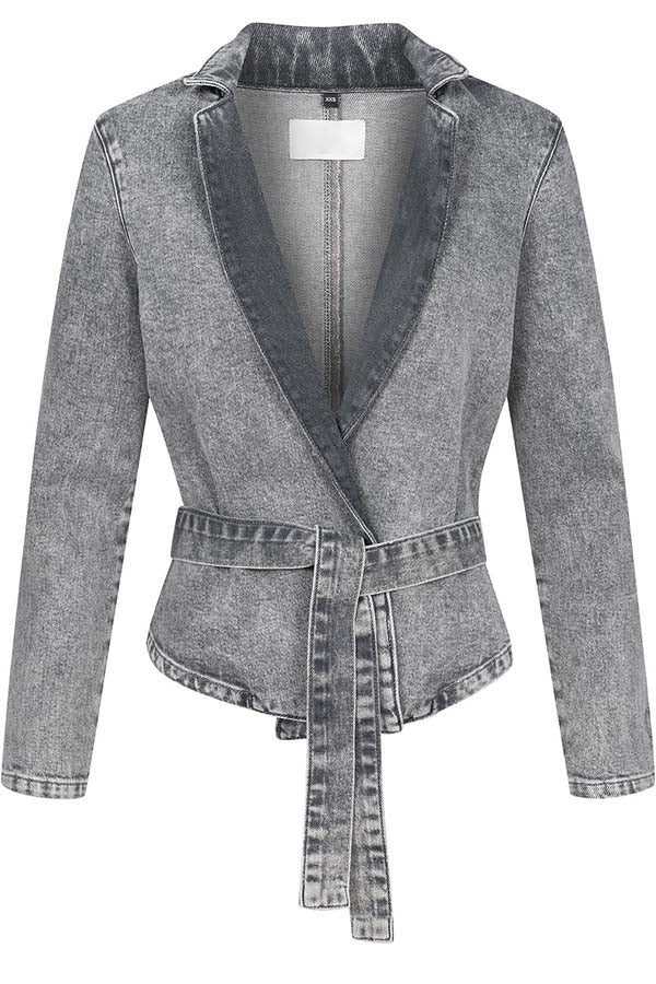 Casual Meetup Washed Denim 2-Piece