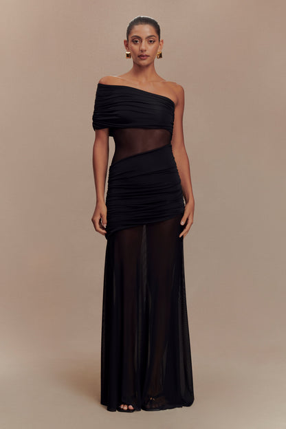 KHAI ONE SHOULDER MAXI DRESS