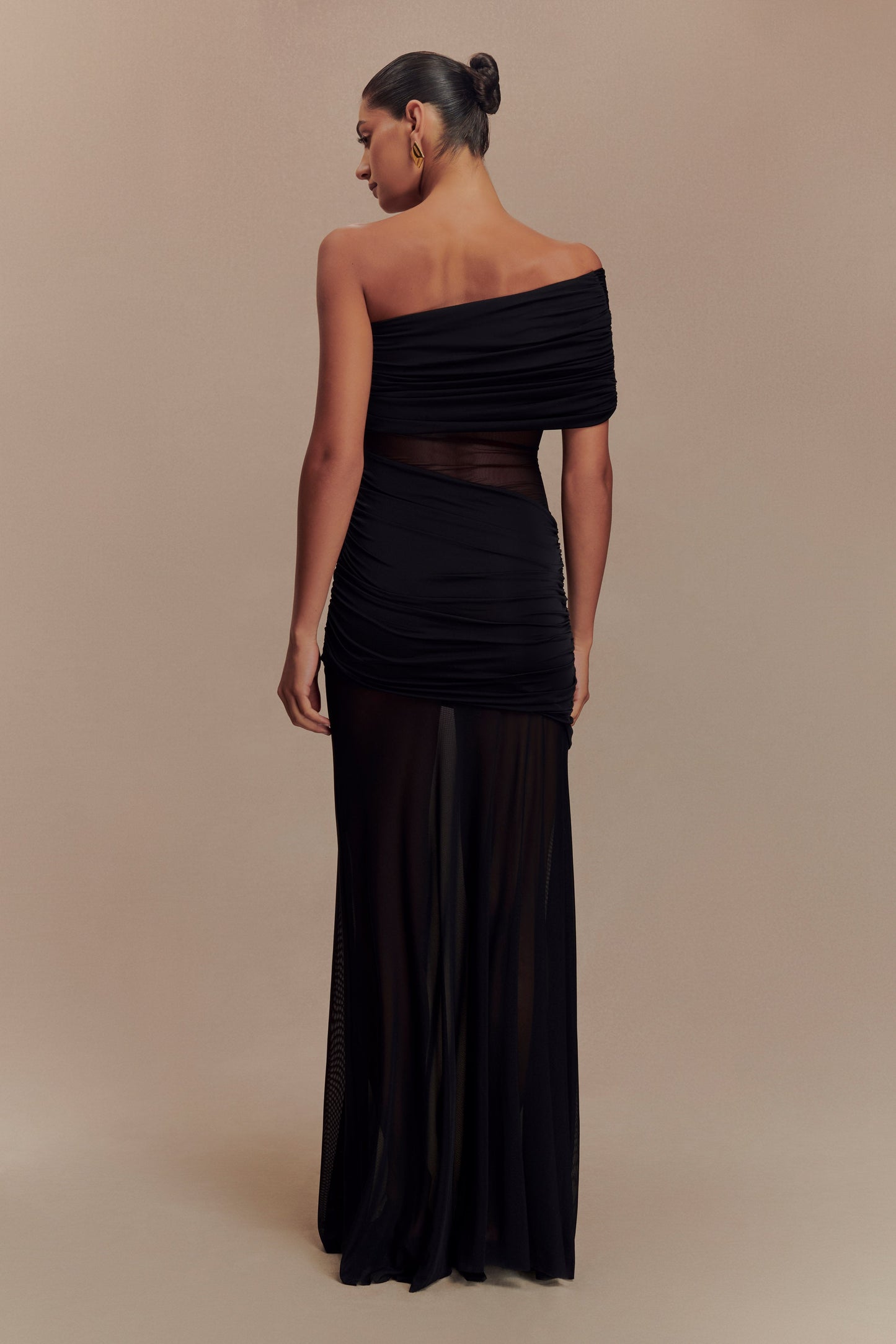 KHAI ONE SHOULDER MAXI DRESS