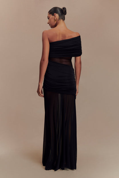 KHAI ONE SHOULDER MAXI DRESS
