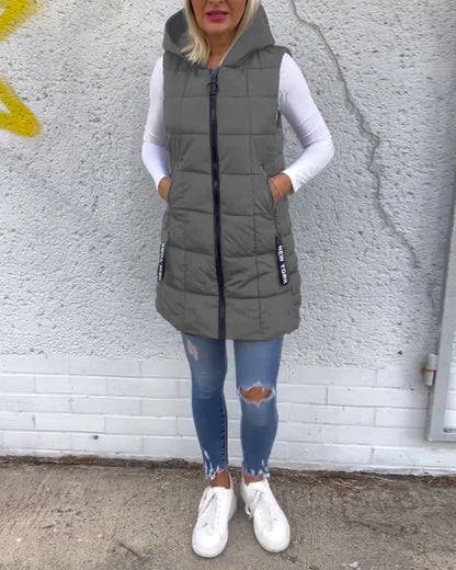 Urban Wander Hooded Puffer Vest
