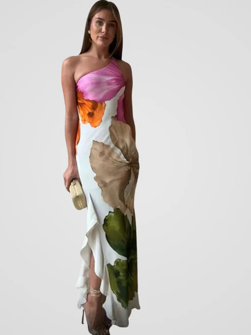 Flora Veil Maxi Dress