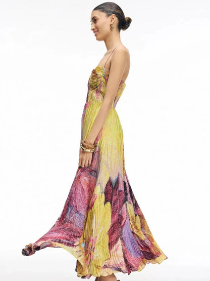 Sunset Bloom Maxi Dress