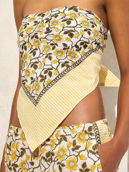 Daffodil Print Citrus Set