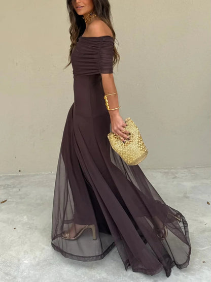 Toledo One Shoulder Maxi Dress