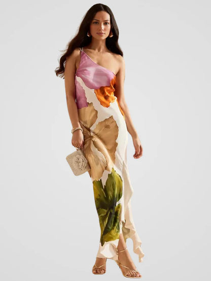 Flora Veil Maxi Dress