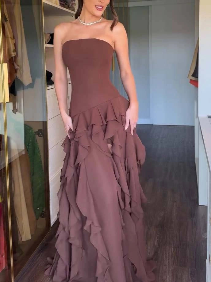 Lila | Ruffle Maxi Dress
