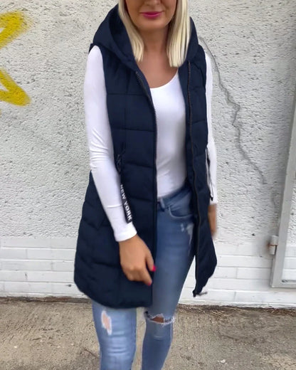 Urban Wander Hooded Puffer Vest