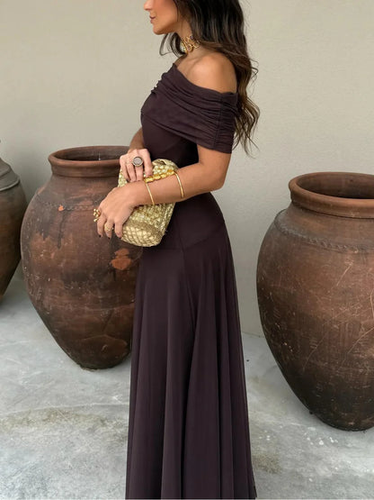 Toledo One Shoulder Maxi Dress
