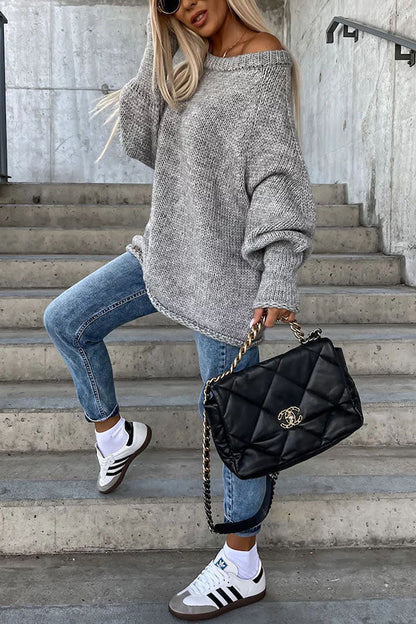 MM | Relaxed Wide-Neck Pullover