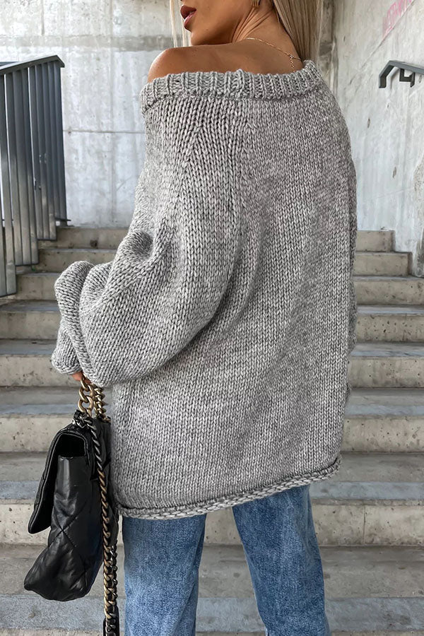 MM | Relaxed Wide-Neck Pullover