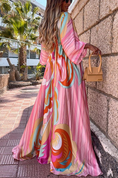 MM | Dearest Darling Rainbow Maxi Dress