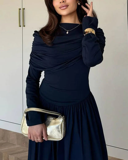 Vienna Drape Maxi Dress