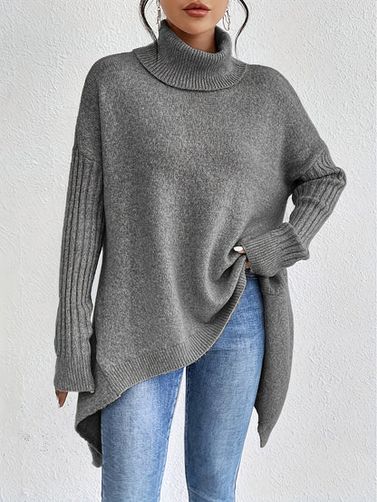 Laila™ | Oversized turtleneck sweater